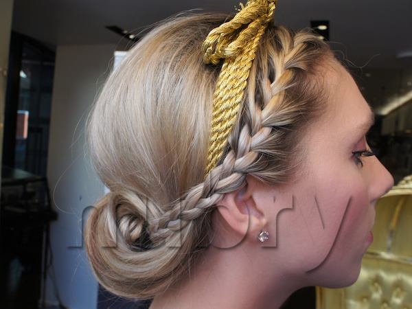 Braided Updo Holiday Hairstyle Blowpop Dry Bar 2