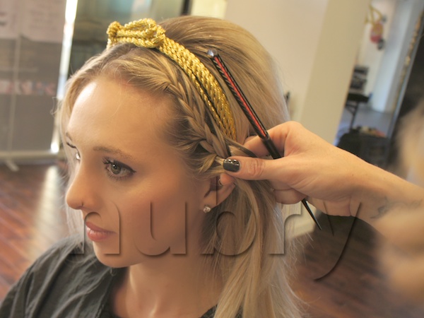 Braided Updo Holiday Hairstyle Blowpop Dry Bar 2
