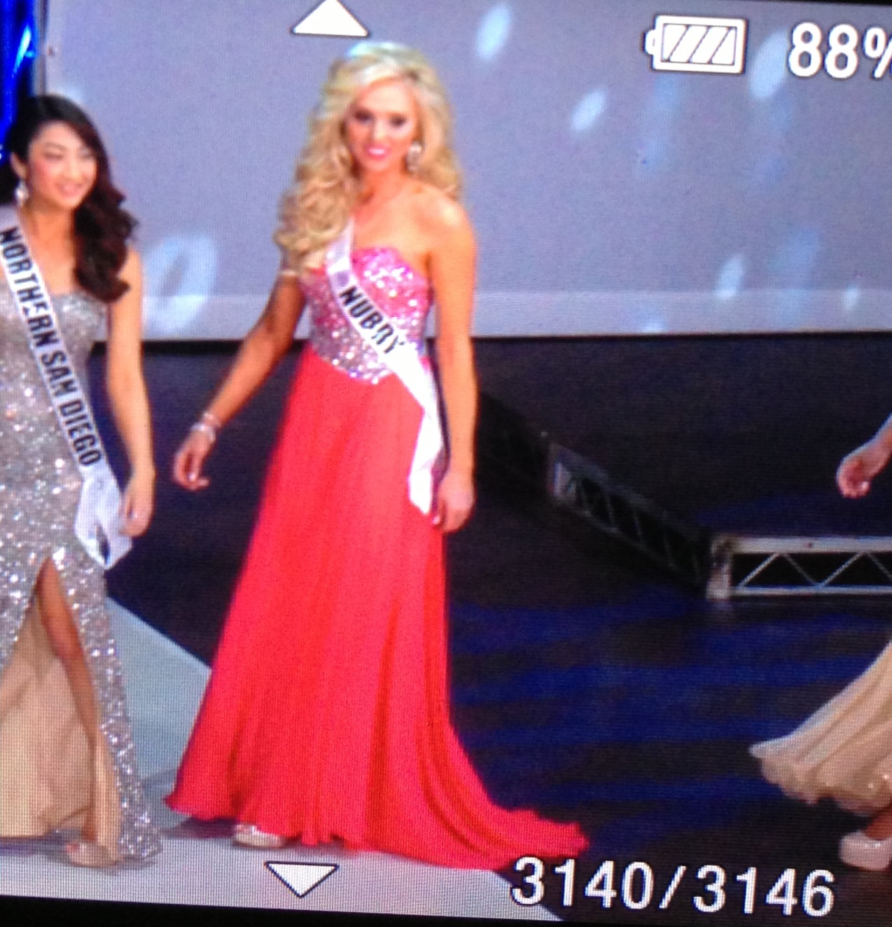 miss california in gown