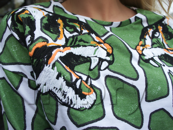 Animal Face Trend - Topshop tiger print sweatshirt