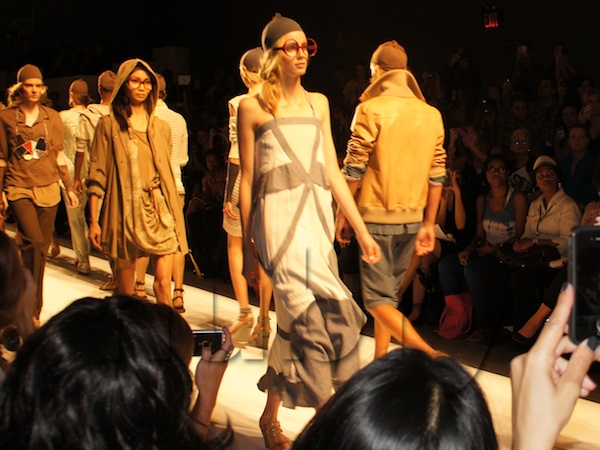 Alot of gray appeared in the Nicholas K Spring 2013 show fashion trends