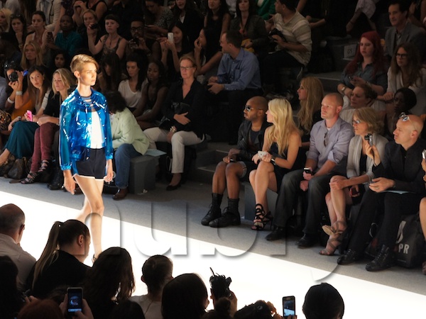 Charlotte Ronson had clear jackets in the Spring 2013 collection fashion trends