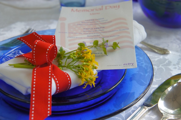 Memorial Day Ideas For Table Decorations and Gluten Free Healthy Menu