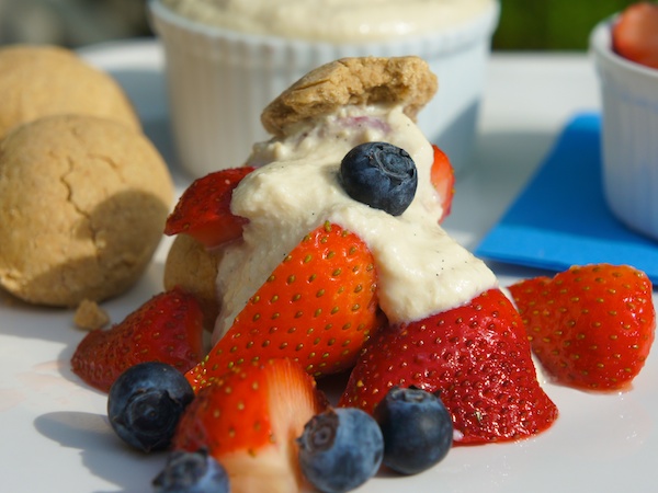 Foolproof Vegan Desserts - Gluten Free Strawberry Shortcake Dessert with berries For Memorial Day