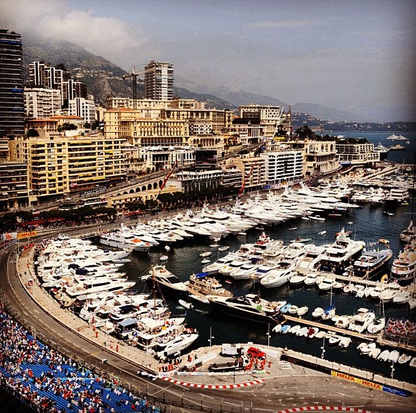 Nicole Scherzinger Wears Cutouts To Monaco Grand Prix Racetrack