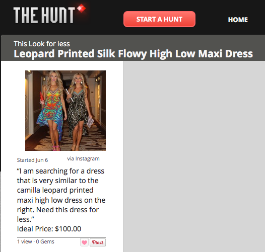 Search for less for this Camilla dress on The Hunt