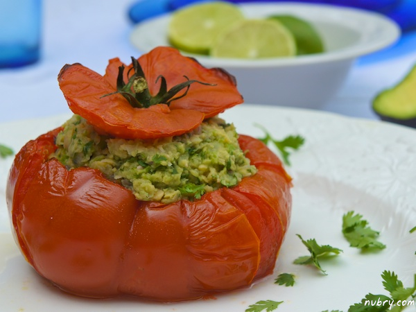 Healthy stuffed tomatoes for july 4