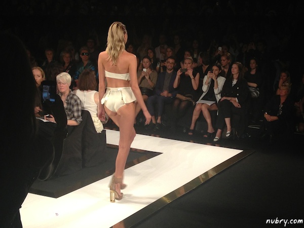 Contouring with Herve Leger Zippers At New York Mercedes BenzFashion Week Spring 2014