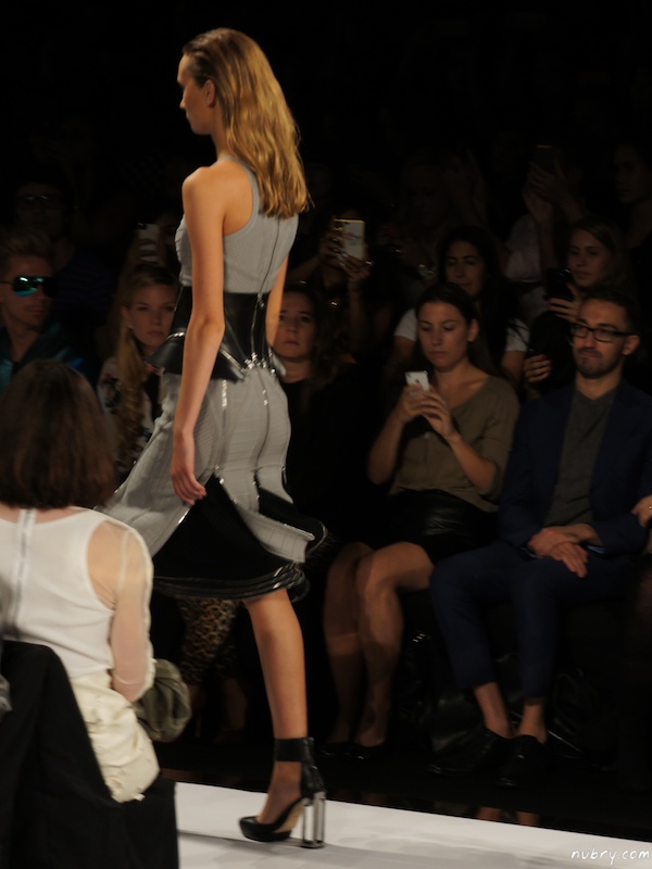 Contouring with Herve Leger Zippers At New York Mercedes Benz Fashion Week Spring 2014