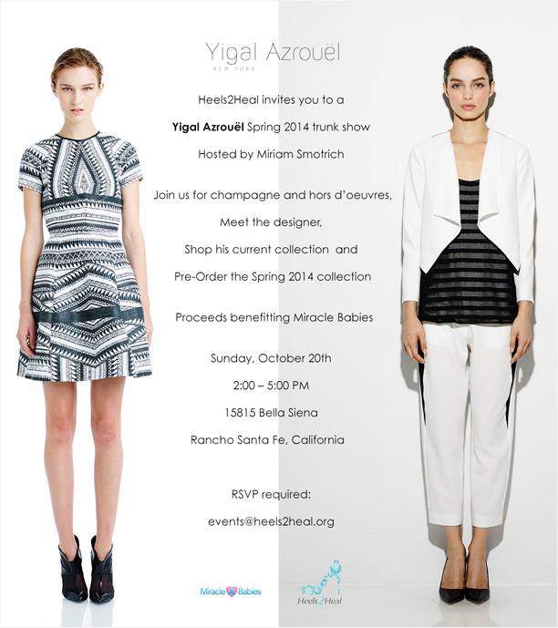 Heels2Heal Gala In La Jolla With Yigal Azrouel Fashion Show Supports Miracle Babies