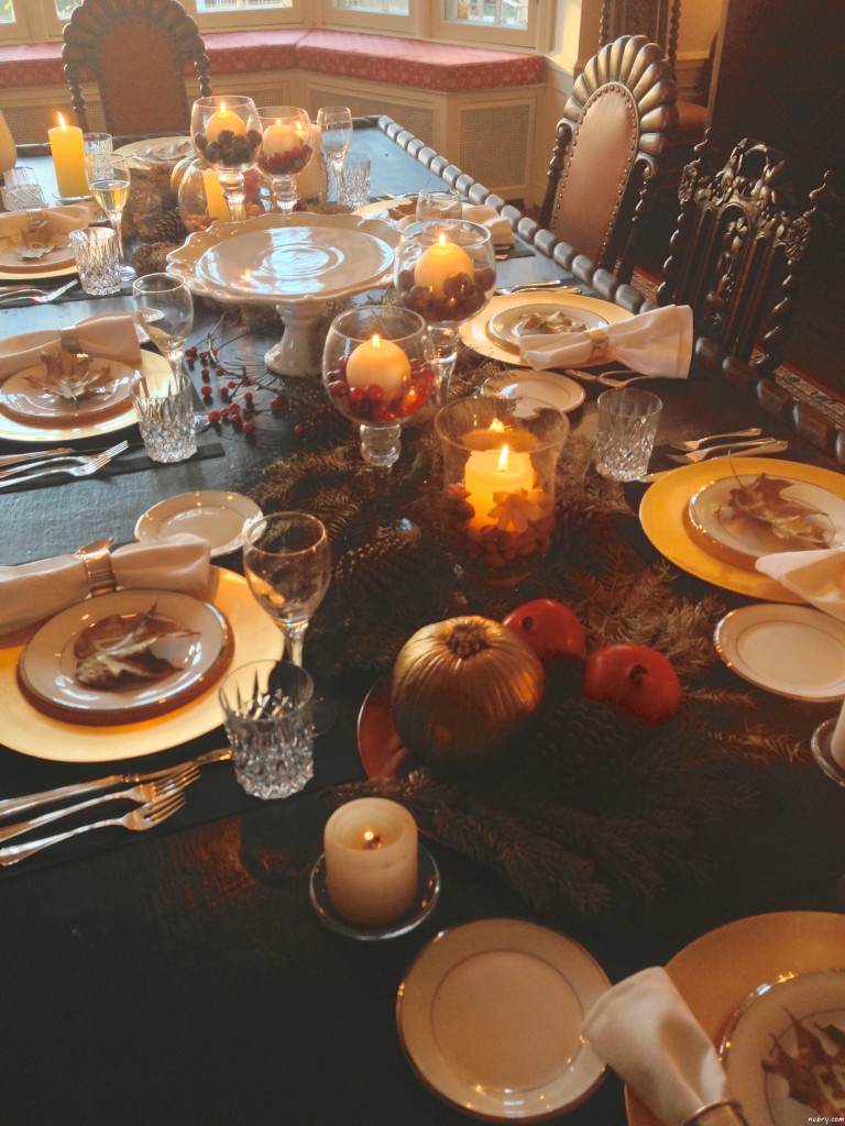 DIY thanksgiving table setting or seat setting nubry 11