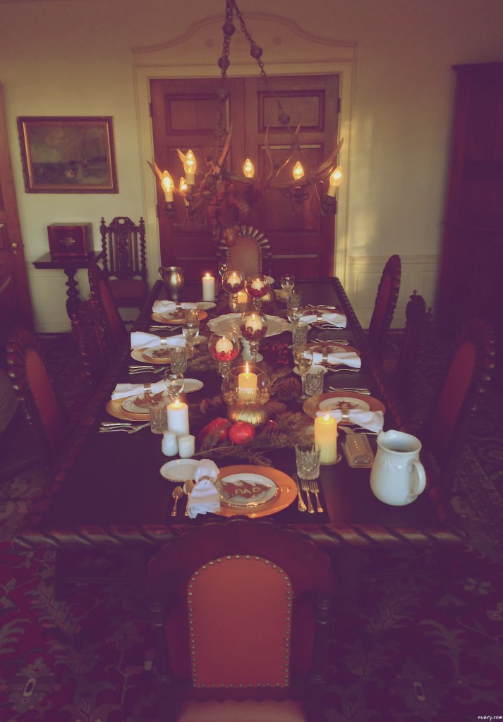 DIY thanksgiving table setting or seat setting nubry 14