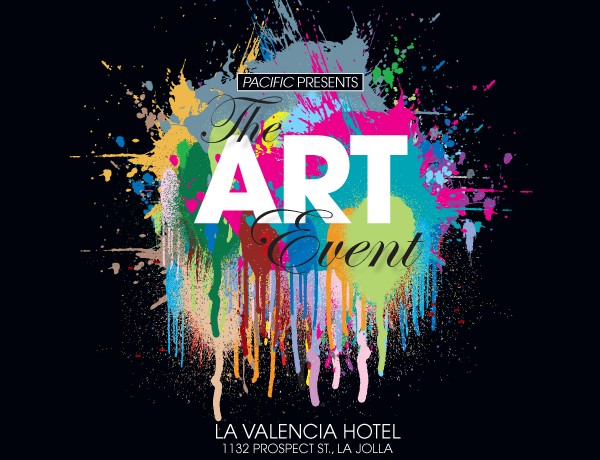 san diego events - the art event at la valencia hotel - present by pacific magazine