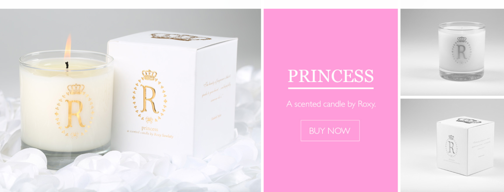 roxy sowlaty scented candle - princess candle - rich kids of beverly hills