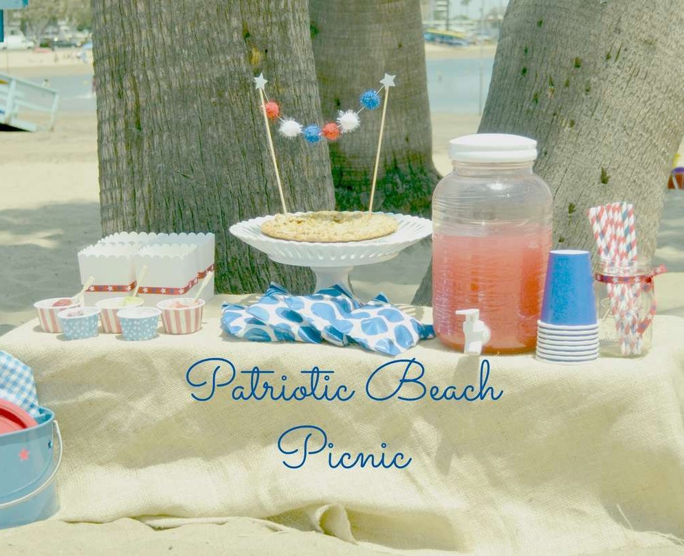 Throw a July 4th party outside by the pool or on the beach | Photo Credit: Catch My Party