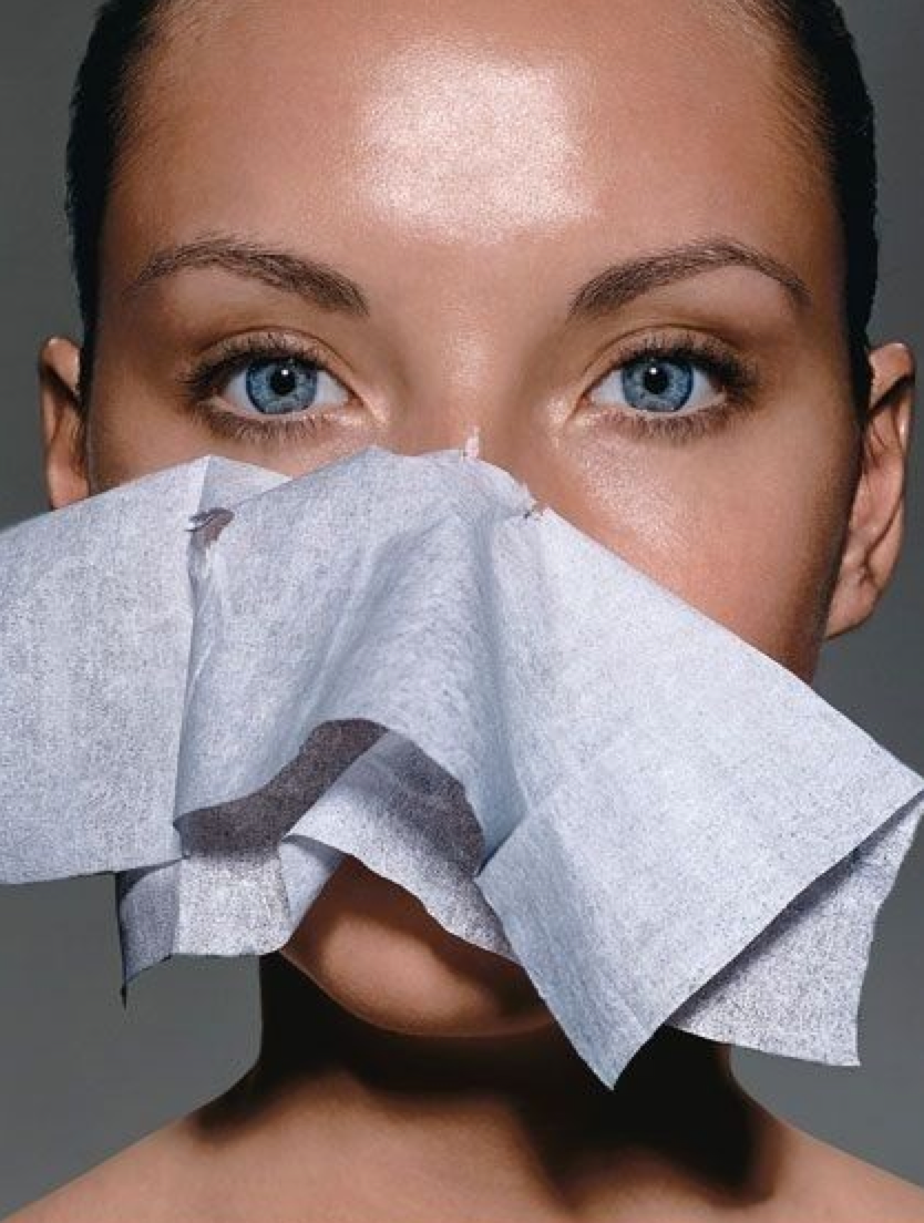 blotting sheets for oily skin at track