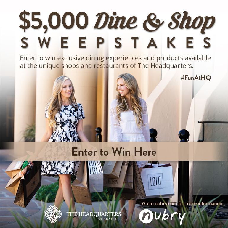 Headquarters at Seaport dine and shop sweepstakes