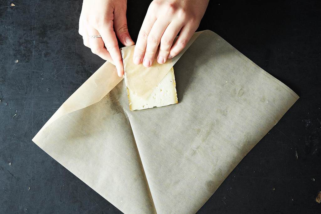 how to store cheese in wax paper