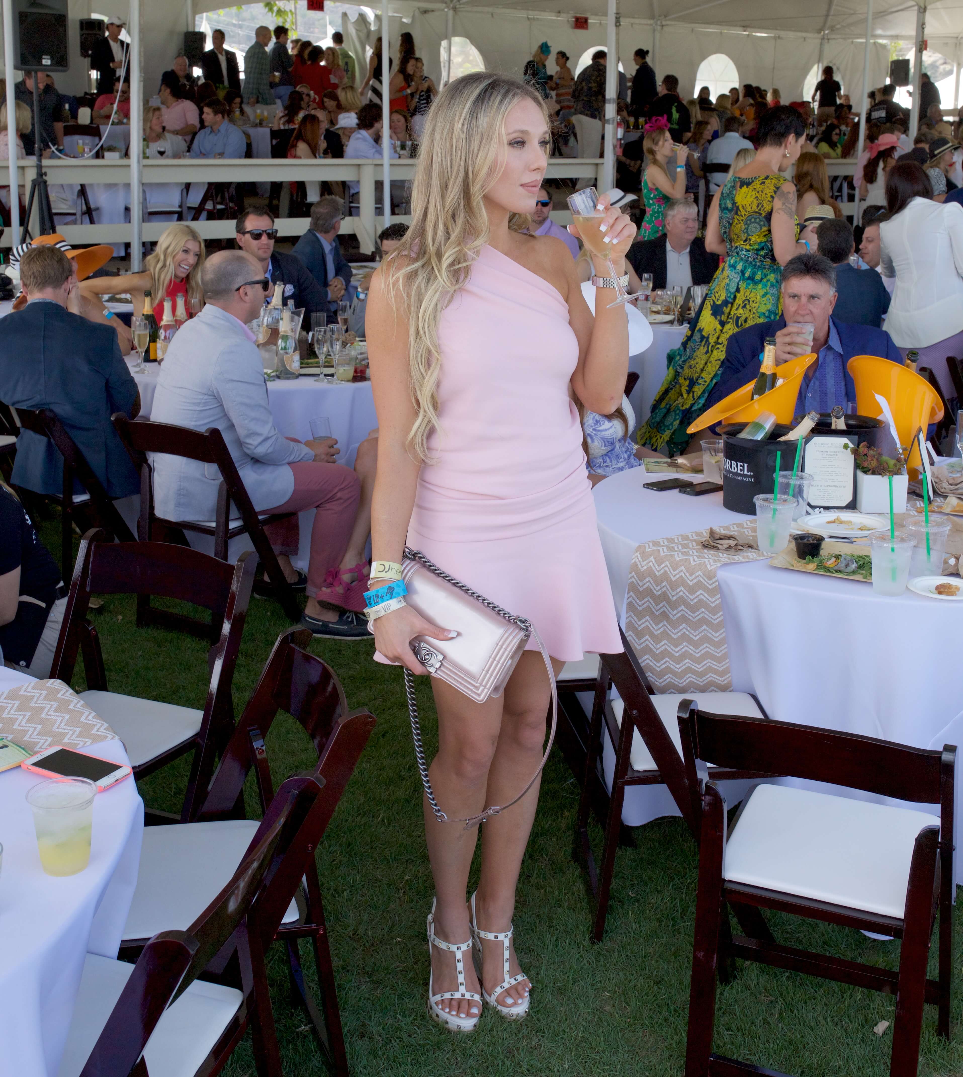 gretchen hackmann cushnie et ochs pink dress polo