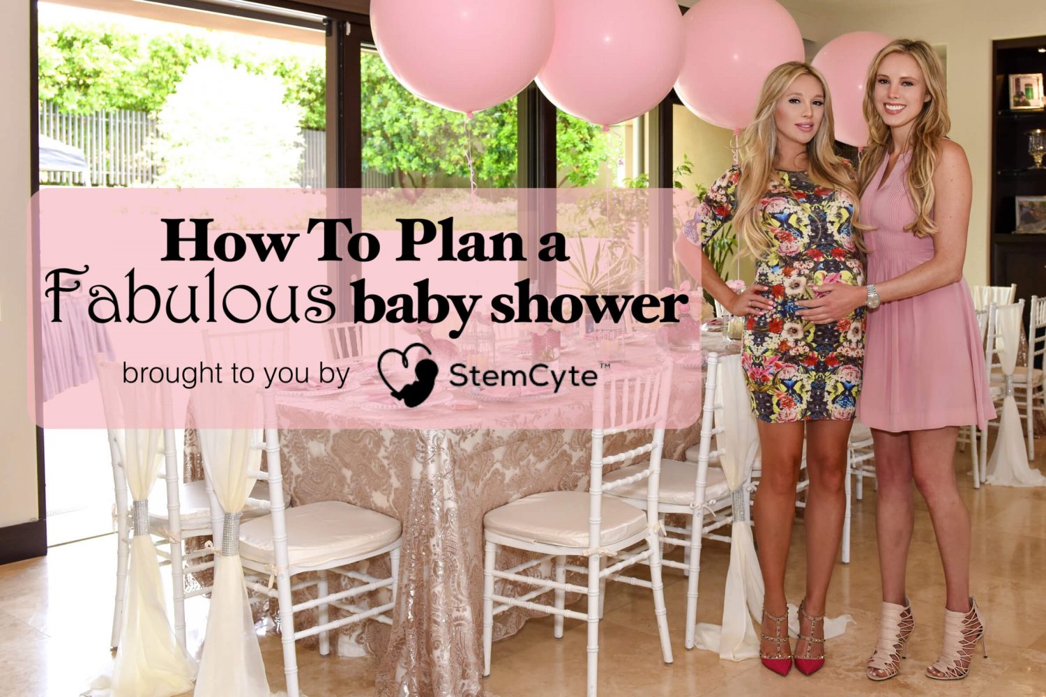 fabulous pink girl baby shower - how to plan