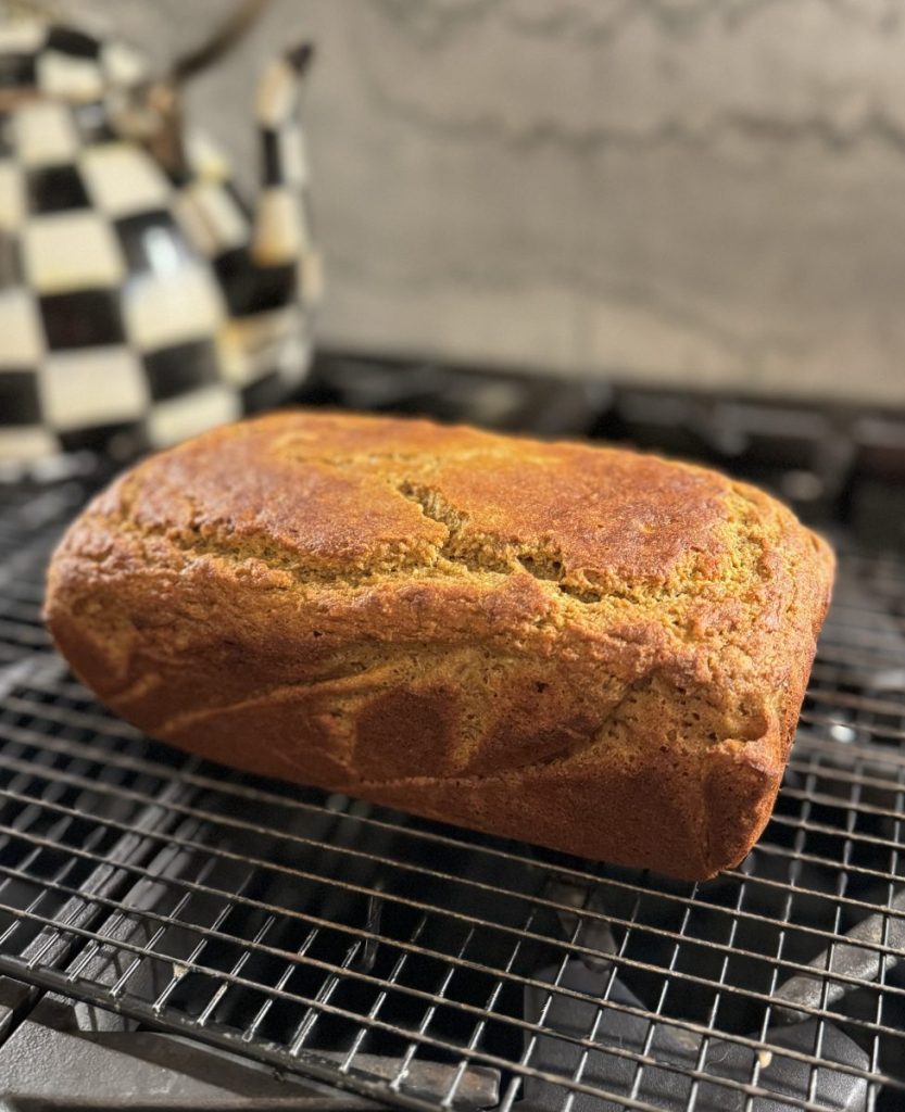 whole food: fermented einkorn banana bread