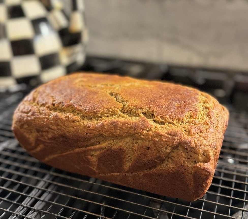 einkorn loaf using sourdough starter