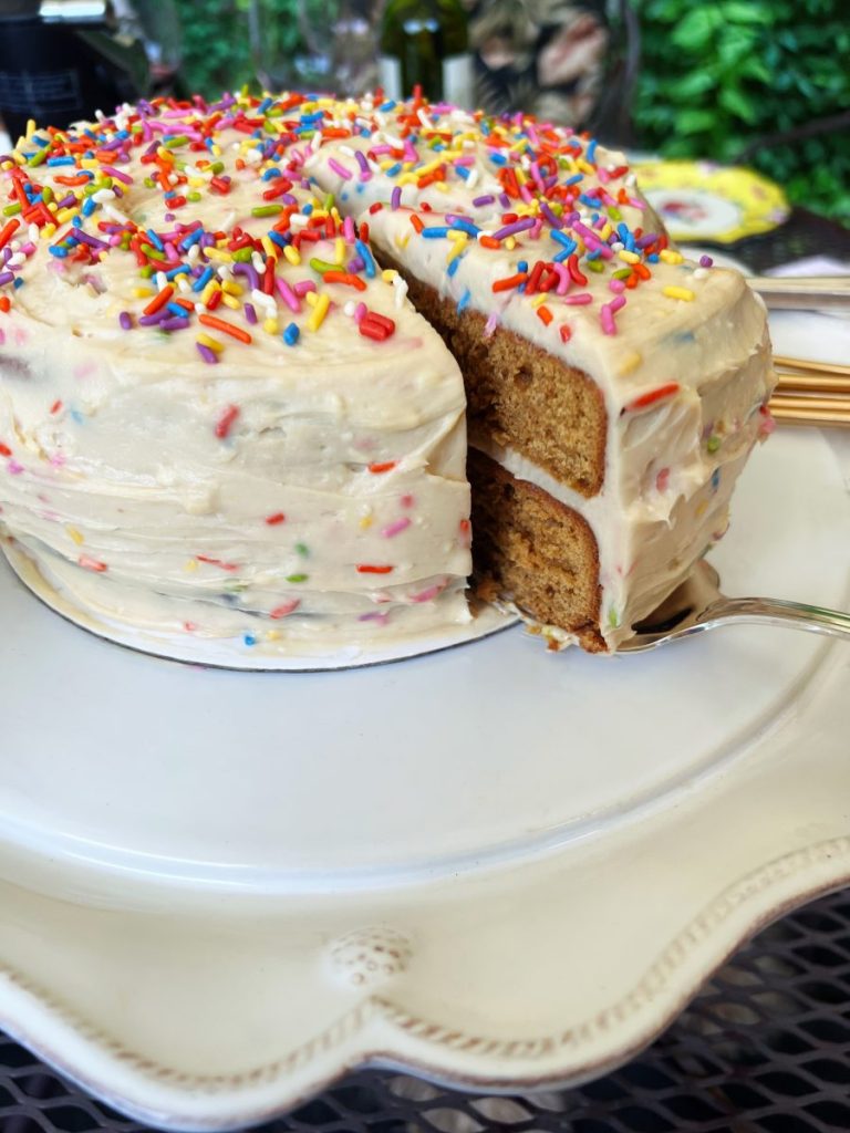 homemade funfetti birthday cake - no dyes