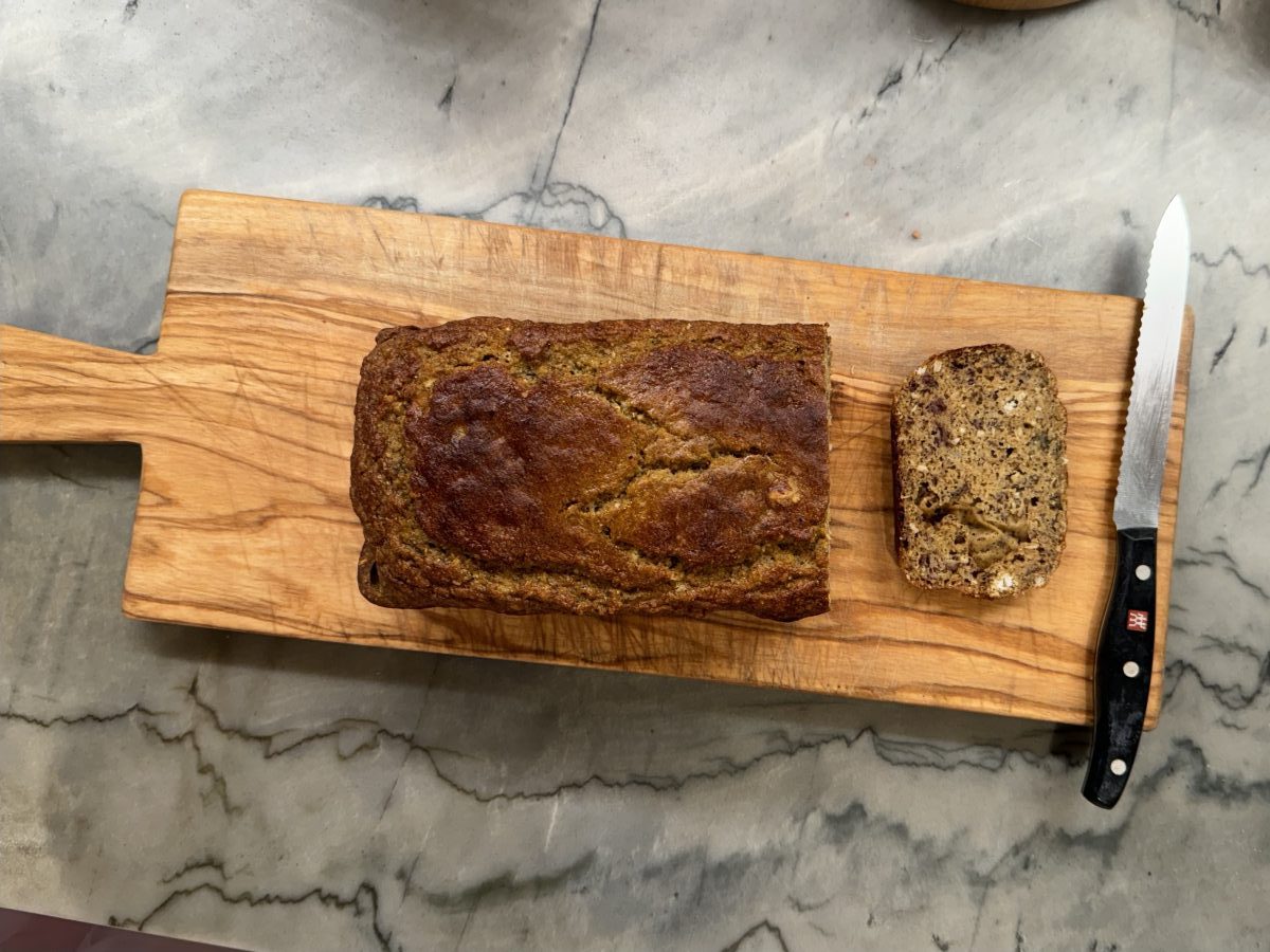 Buckwheat Banana Bread (Fermented & Refined-Sugar-Free)