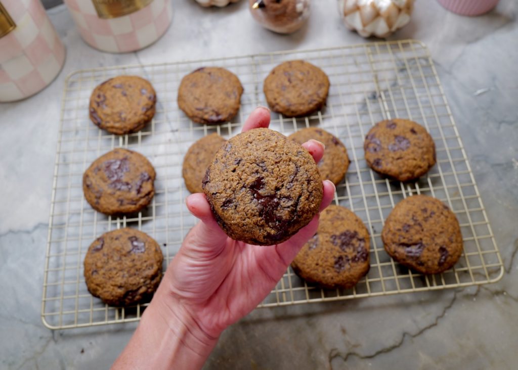 einkorn pumpkin cookies