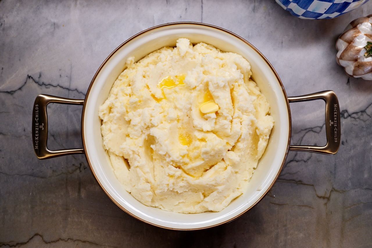Cloud Mashed Potatoes - Gretchy Thanksgiving Menu