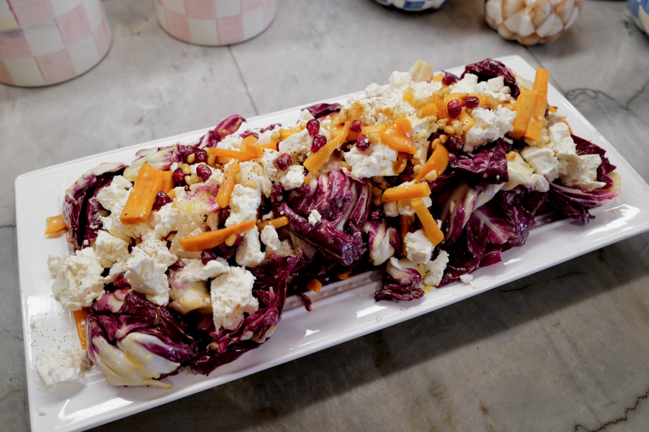 radicchio salad - gretchy thanksgiving salads