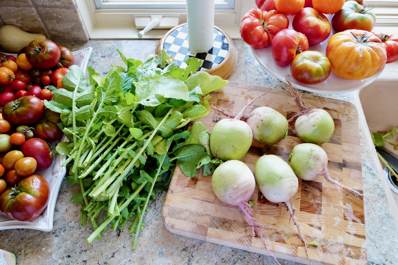 Gretchy kitchen - garden vegetables